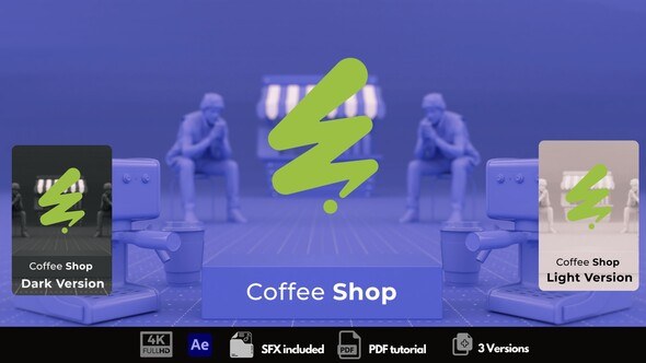 Videohive Coffee Shop Logo 55214994 Logo Stings template preview