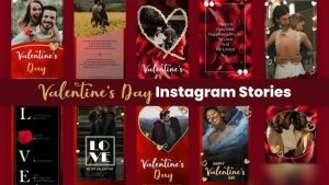 Videohive Valentine Day Instagram Stories Openers template preview