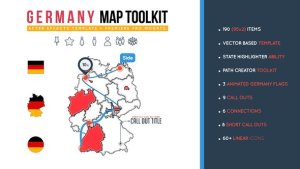 Germany Map Toolkit Video Displays template preview