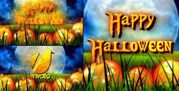 Videohive Halloween Wishes Logo Stings template preview