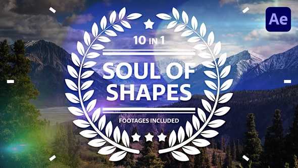 Videohive Soul Of Shapes Logo Stings template preview