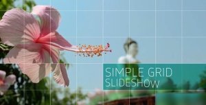 Simple Grid Slideshow - Videohive Video Displays template preview