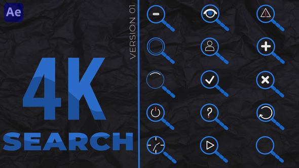 Videohive Search pack V.01 Elements template preview