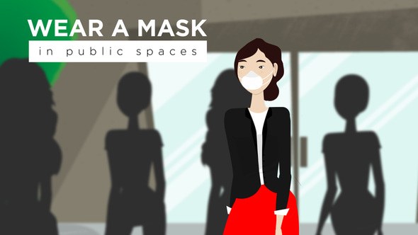 Videohive Covid-19 Mask In Public Product Promo template preview