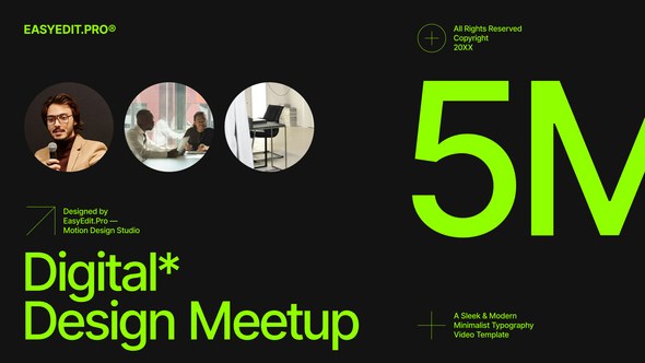 Videohive Digital Design Meetup Product Promo template preview