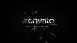 Videohive Technological Glitch Logo Stings template preview