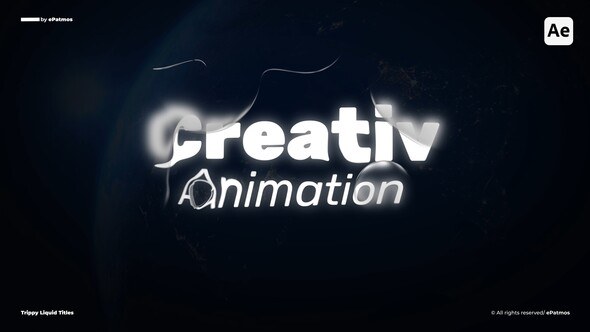 Videohive Trippy Liquid Titles | AE Logo Stings template preview