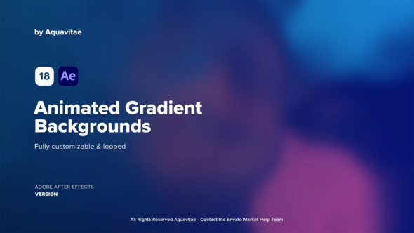 Videohive Animated Gradient Backgrounds Elements template preview