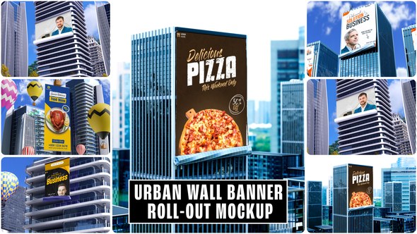 Videohive Banner Unroll Animation вЂ“ Vertical Version for Social Media Ads & Stories Product Promo template preview