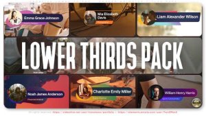 Videohive Creative Lower Thirds - Modern Animated Titles Pack Elements template preview