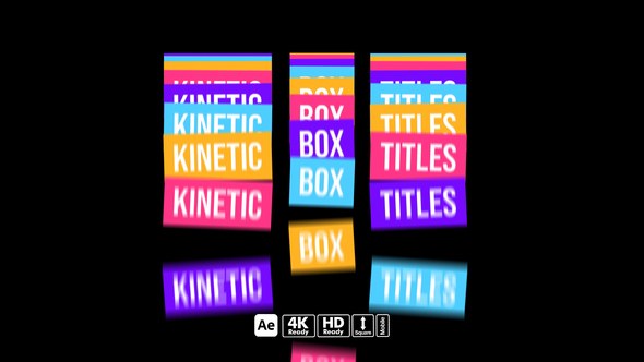 Videohive Kinetic Box Titles Titles template preview