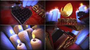 Videohive Happy Romantic Intro Logo Stings template preview