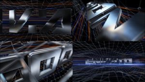 Videohive Brushed Metal Logo Text Reveal Logo Stings template preview