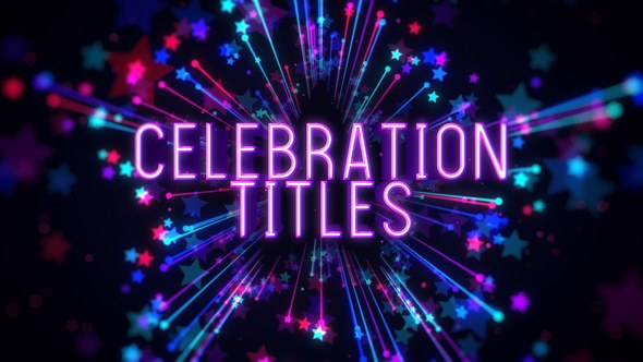 Videohive Celebration Titles Titles template preview
