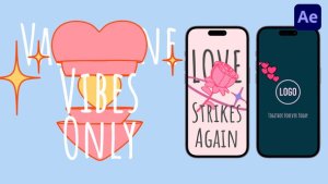Videohive Sweet Valentines Greetings in Motion Openers template preview