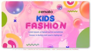 Videohive Kids Fashion Slideshow Openers template preview