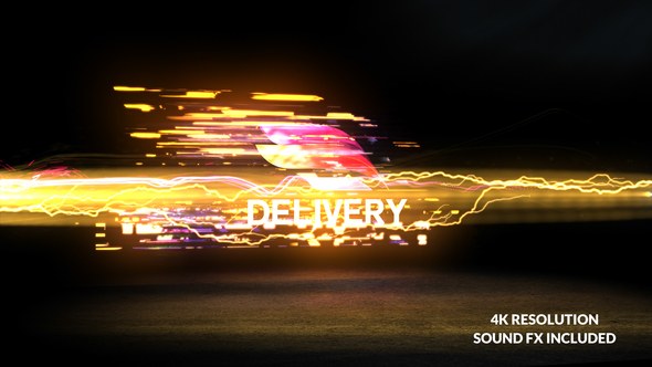 Videohive Streaks Light Glitch Logo Reveal Logo Stings template preview