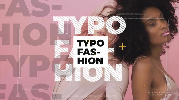 Videohive Typographic Modern Promo Openers template preview