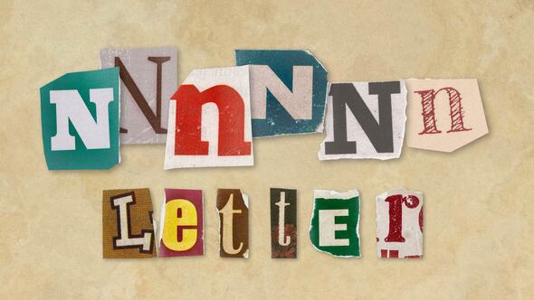 Videohive Ransom Letters - N Letters Elements template preview