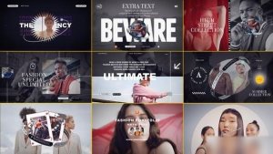 Videohive Fashion Portfolio Intro Openers template preview
