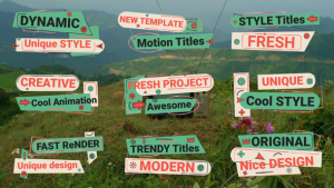 Videohive Creative Lower Thirds 56475440 Elements template preview