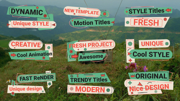 Videohive Creative Lower Thirds 56475440 Elements template preview