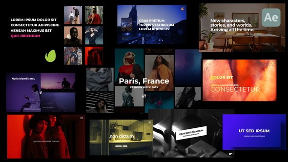 Videohive Modern Animated Scenes Video Displays template preview