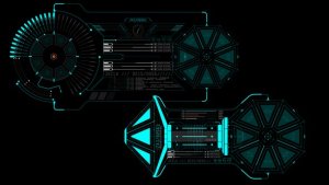 Videohive HUD Info Mechanics 3 Elements template preview