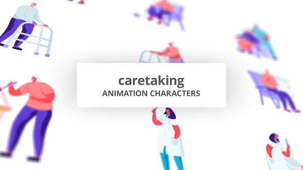 Videohive Caretaking - Character Set Elements template preview