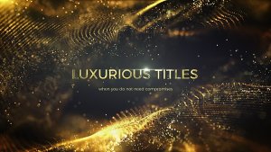 Videohive Luxurious Titles 21190197 Titles template preview