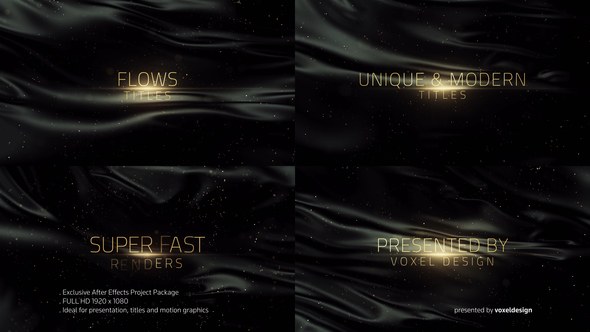 Flows Titles Video Displays template preview