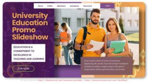 Videohive University Education Promo Video Displays template preview