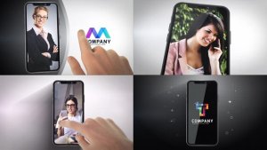 Videohive Phone X Logo Reveals Logo Stings template preview