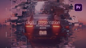 Digital Presentation Digital Slideshow Premiere Pro template preview