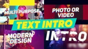Videohive Text Intro 45507271 Openers template preview