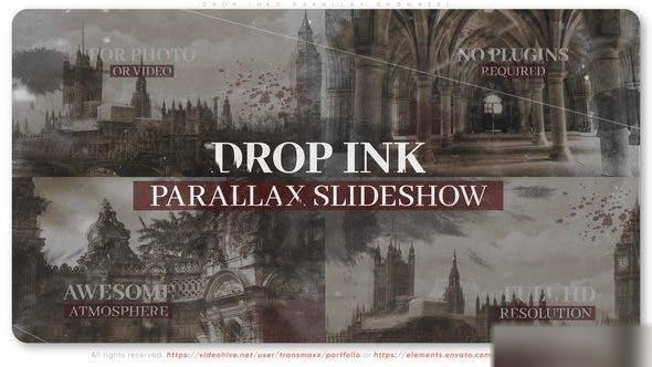 Videohive Drop Inks Parallax Showreel Openers template preview