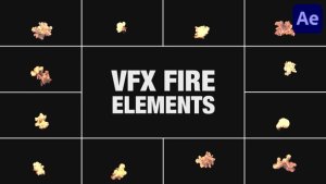 Videohive VFX Fire Elements for After Effects 53503413 Elements template preview