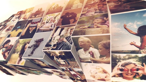 Videohive Photo Mosaic Slideshow 24015999 Video Displays template preview