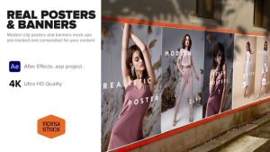 Videohive Real City Posters & Banners Video Displays template preview