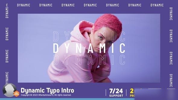 Videohive Dynamic Intro 43837350 Openers template preview