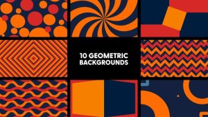 Videohive Geometric Backgrounds 42485602 Elements template preview