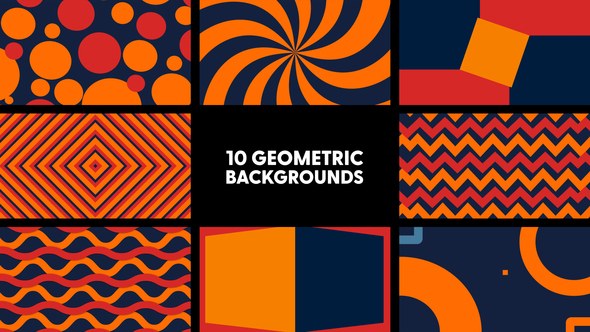Videohive Geometric Backgrounds 42485602 Elements template preview