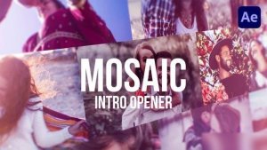 Videohive Mosaic Intro Openers template preview