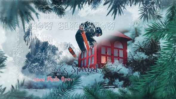 Videohive Winter Photo Slideshow Video Displays template preview