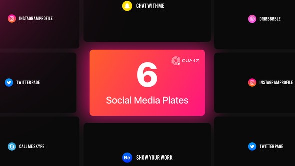 Videohive Social Media Elements Vol. 04 Elements template preview