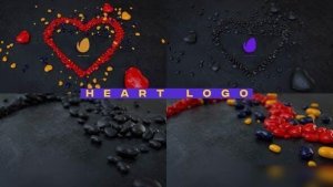 Videohive Heart Logo 38290174 Logo Stings template preview