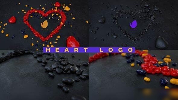 Videohive Heart Logo 38290174 Logo Stings template preview