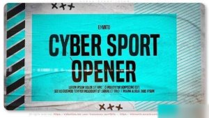 Videohive Cyber Sport Intro Openers template preview