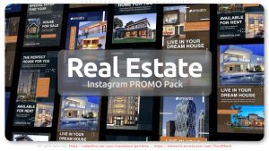 Videohive Real Estate - Instagram Promo Pack Product Promo template preview