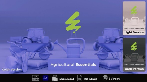 Videohive Agricultural Essentials Opener Openers template preview